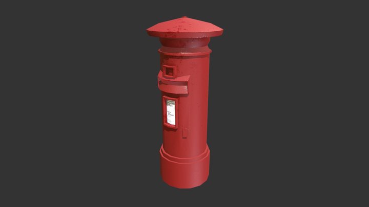 London mailbox 3D Model