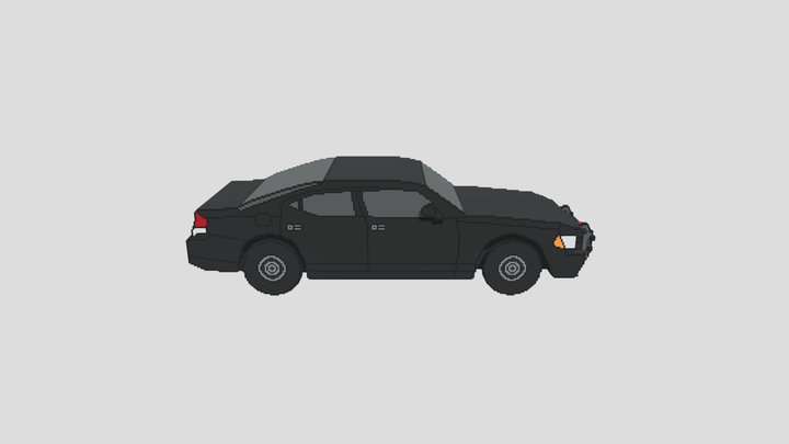 FBI Dodge 3D Model