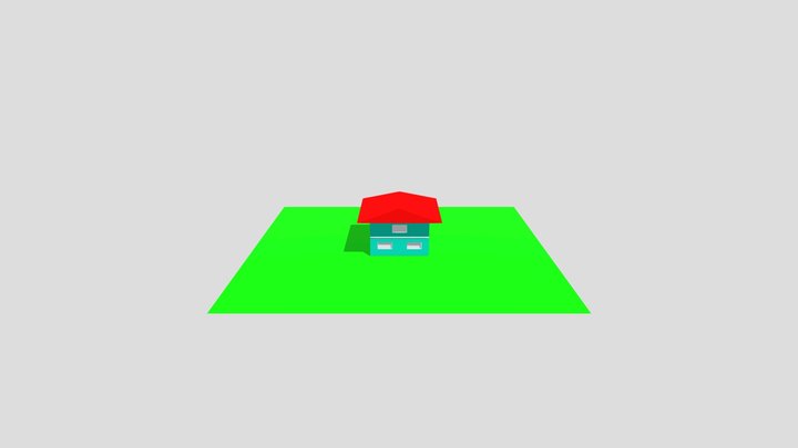 Simple House 3D Model