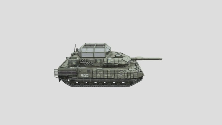 Leopard 2 UA – Free 3D Model STL