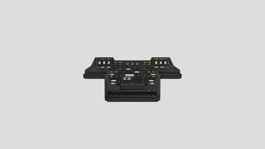 Sci Fi Ceiling Control Panel