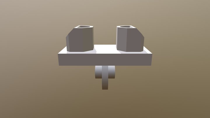LEGO Figure Lower Body Hip 3D Model