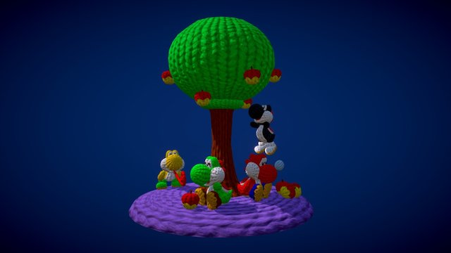 Yoshi's playground 3D Model