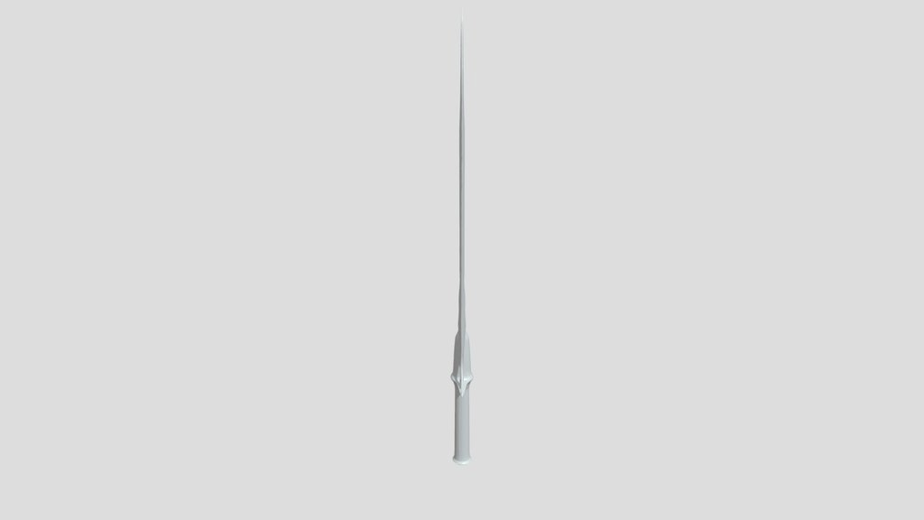 Ornate curved fantasy sword