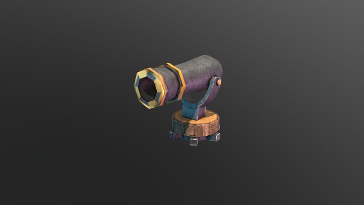 Cannon3 3D Model