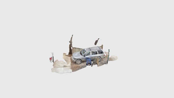 POS NISSAN 3D Model