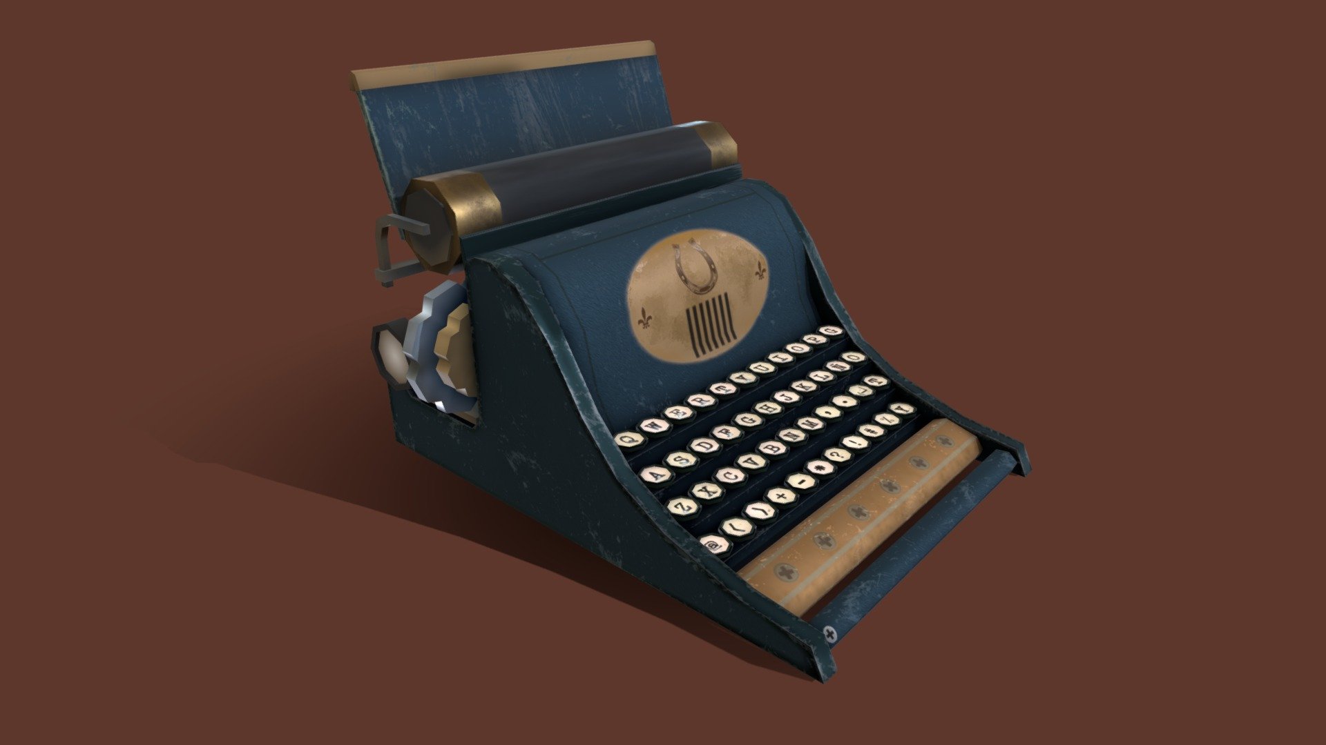 Writting Machine - 3D model by JuanI.Peralta [3836e3a] - Sketchfab