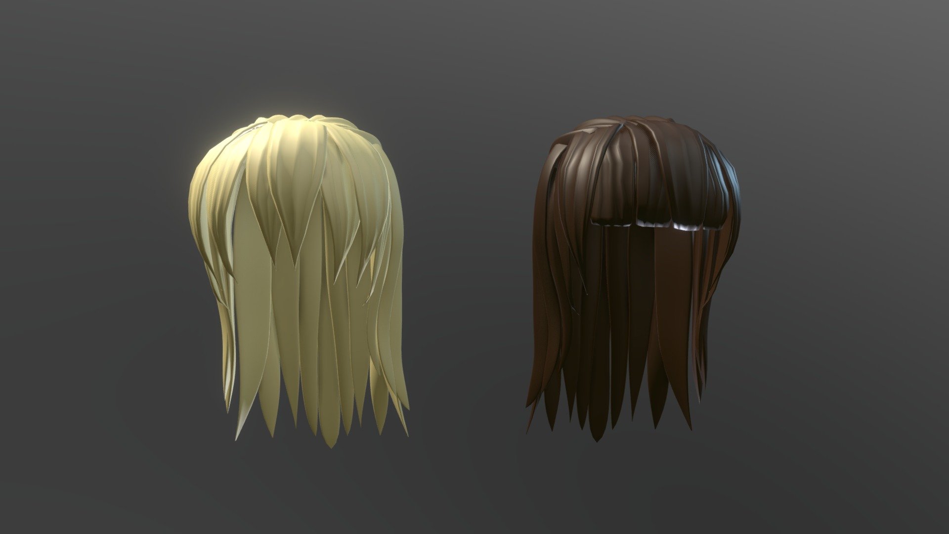 Hair 3D Models download - Free3D