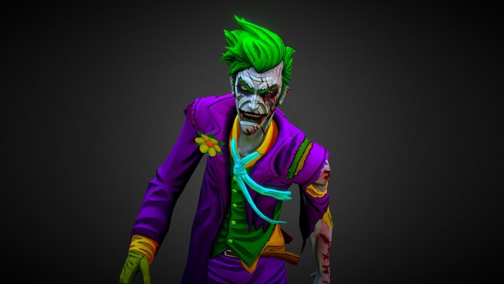 Joker Final Stand 3D Model