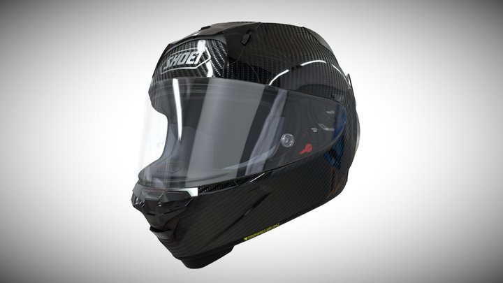SHOEI X- Fifteen Carbon 3D Model