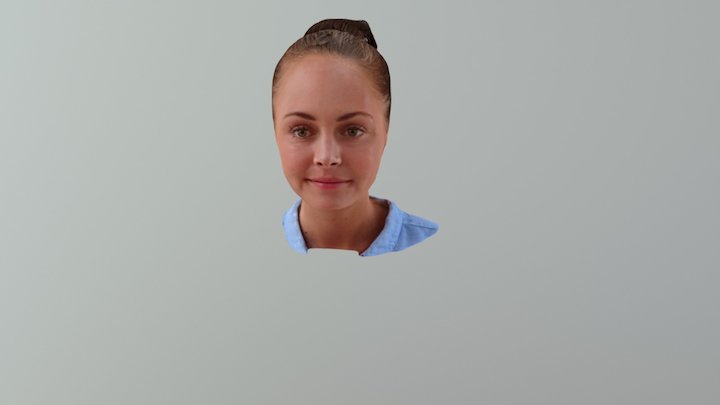 Ex. på huvudskann. 3D Model