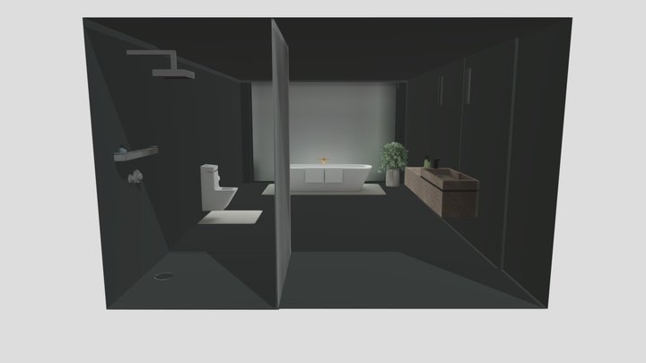 Modern Washroom |Bathroom Design | 3D Model