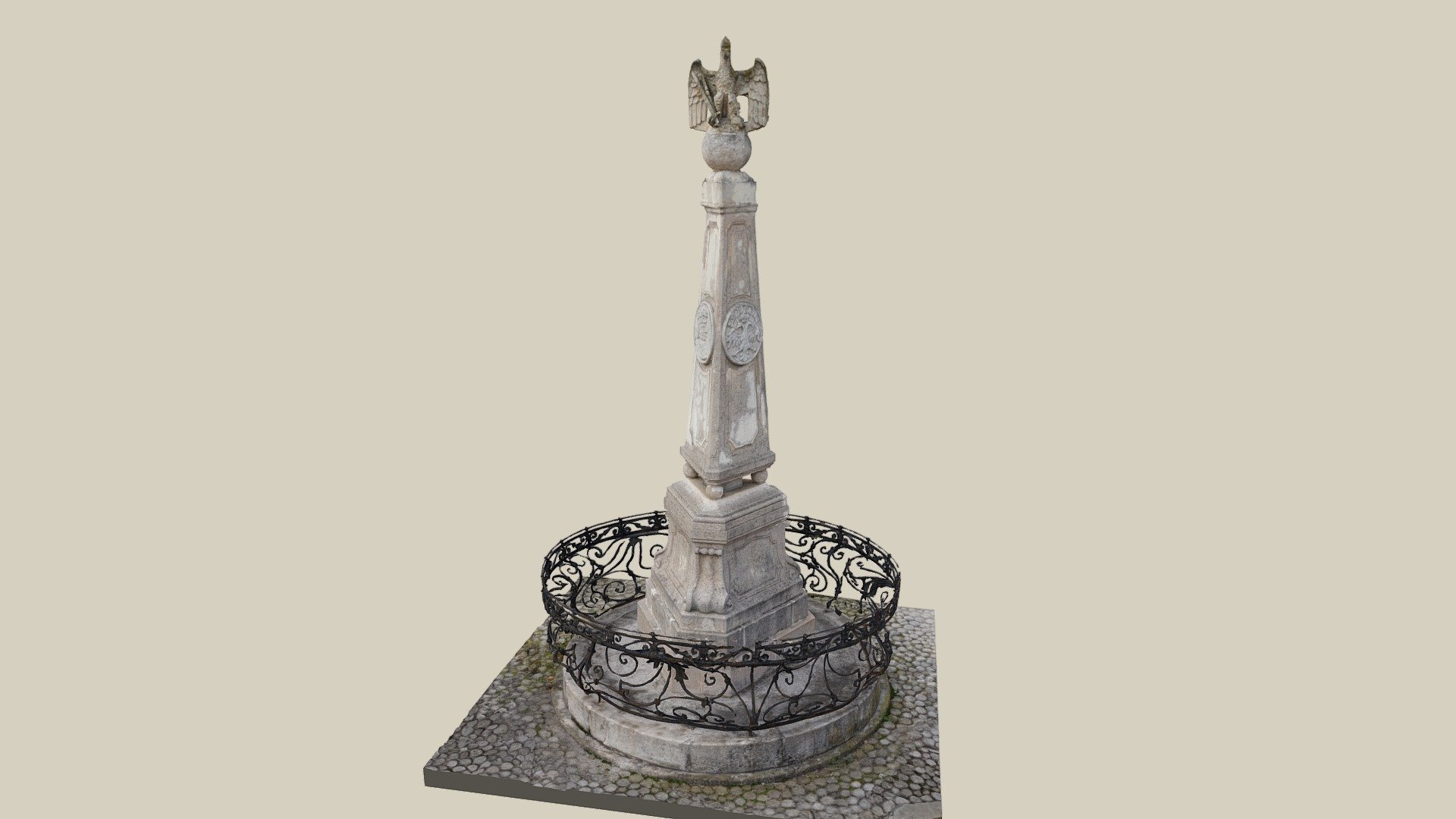 Kaiserbrunnendenkmal — Sketchfab embed 3D viewer