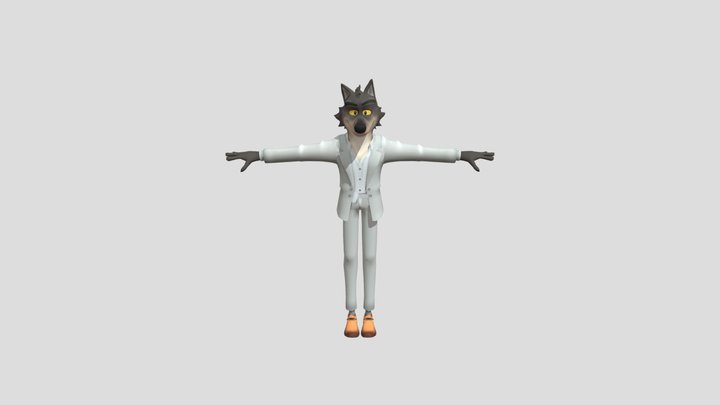 Mr. Wolf 3D Model
