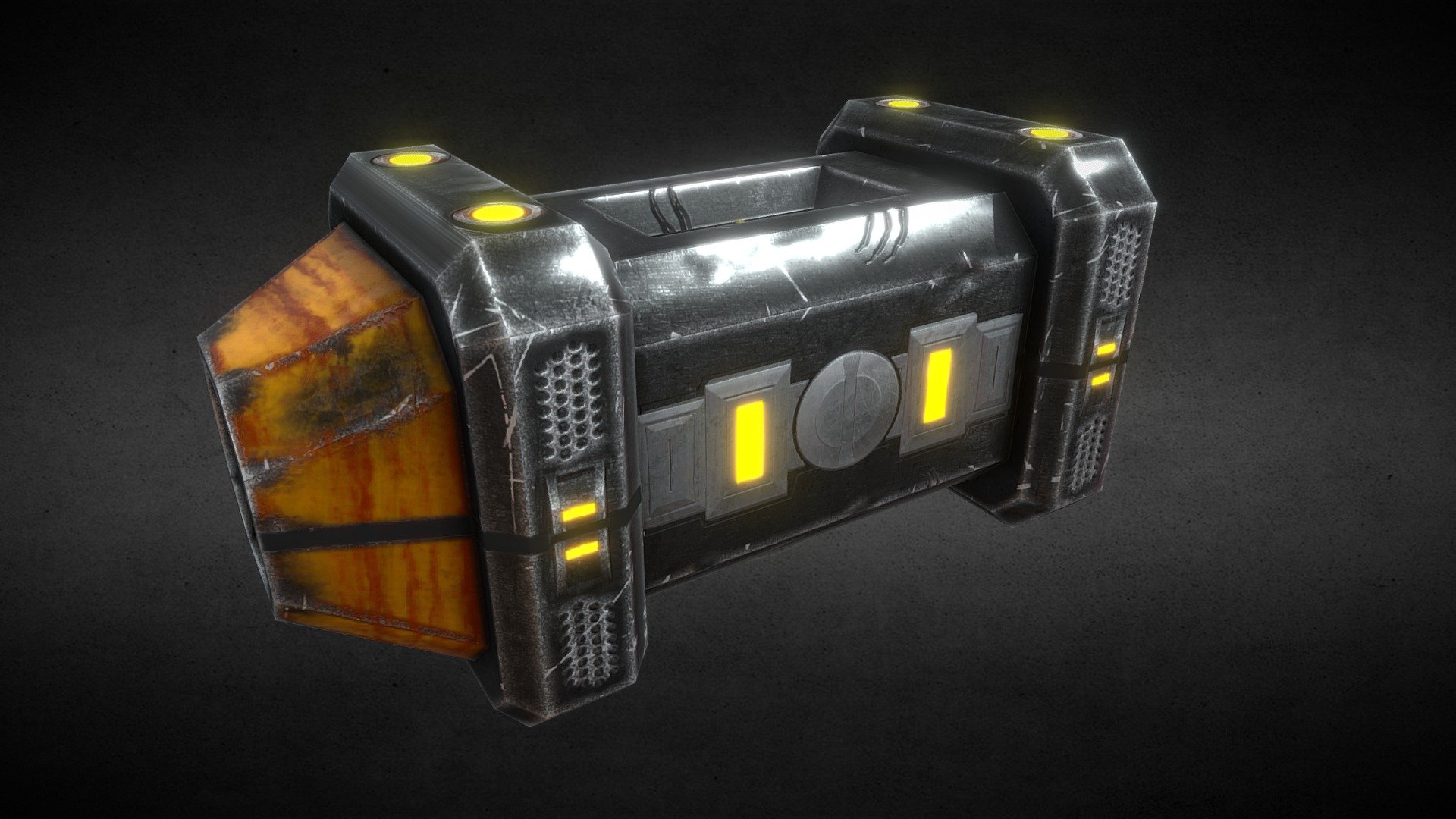 Sci-Fi Crate (Damaged) - Download Free 3D model by Matthew-David ...
