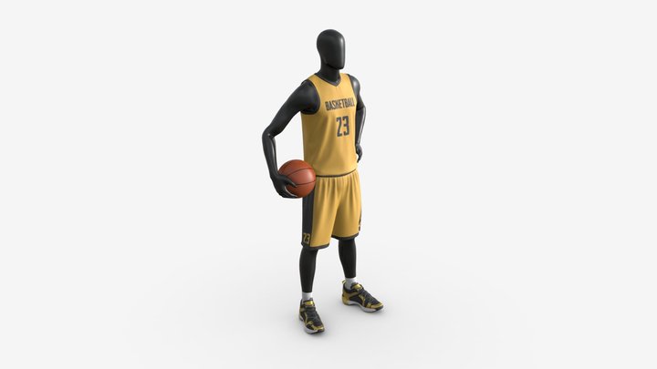 Jogador de Basquetebol Modelo 3d