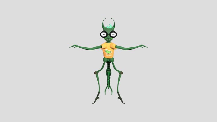 Bug Dude 3D Model