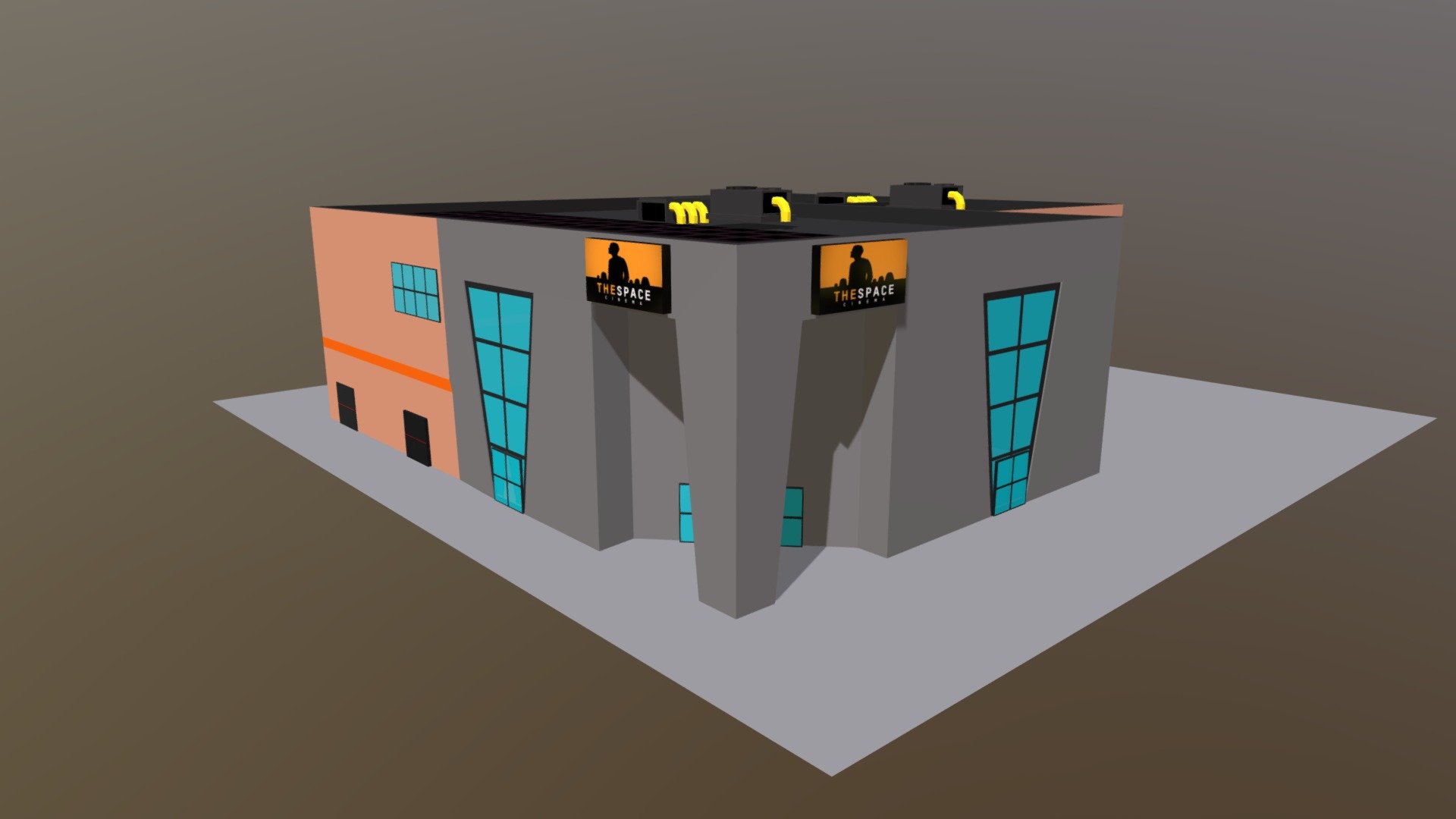 Starplex (The Space) Cinema - Marano Vicentino - 3D model by ...