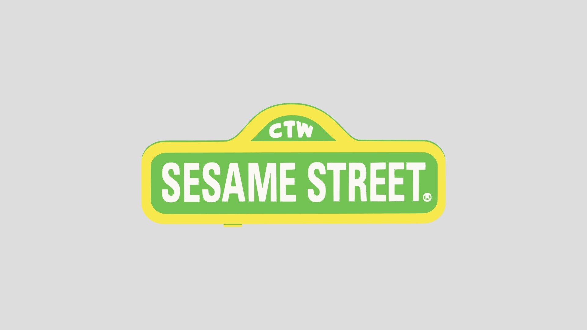 Sesame Street Logo (CTW 1969) - Download Free 3D model by kai.keebler ...
