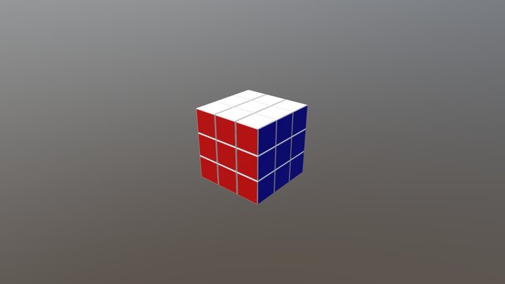 Rubix Cube 3D Model