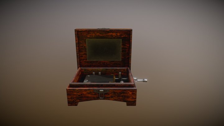 Old Music Box 3D Model