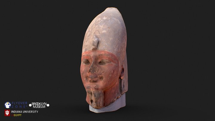 3D rendering of A King (head)