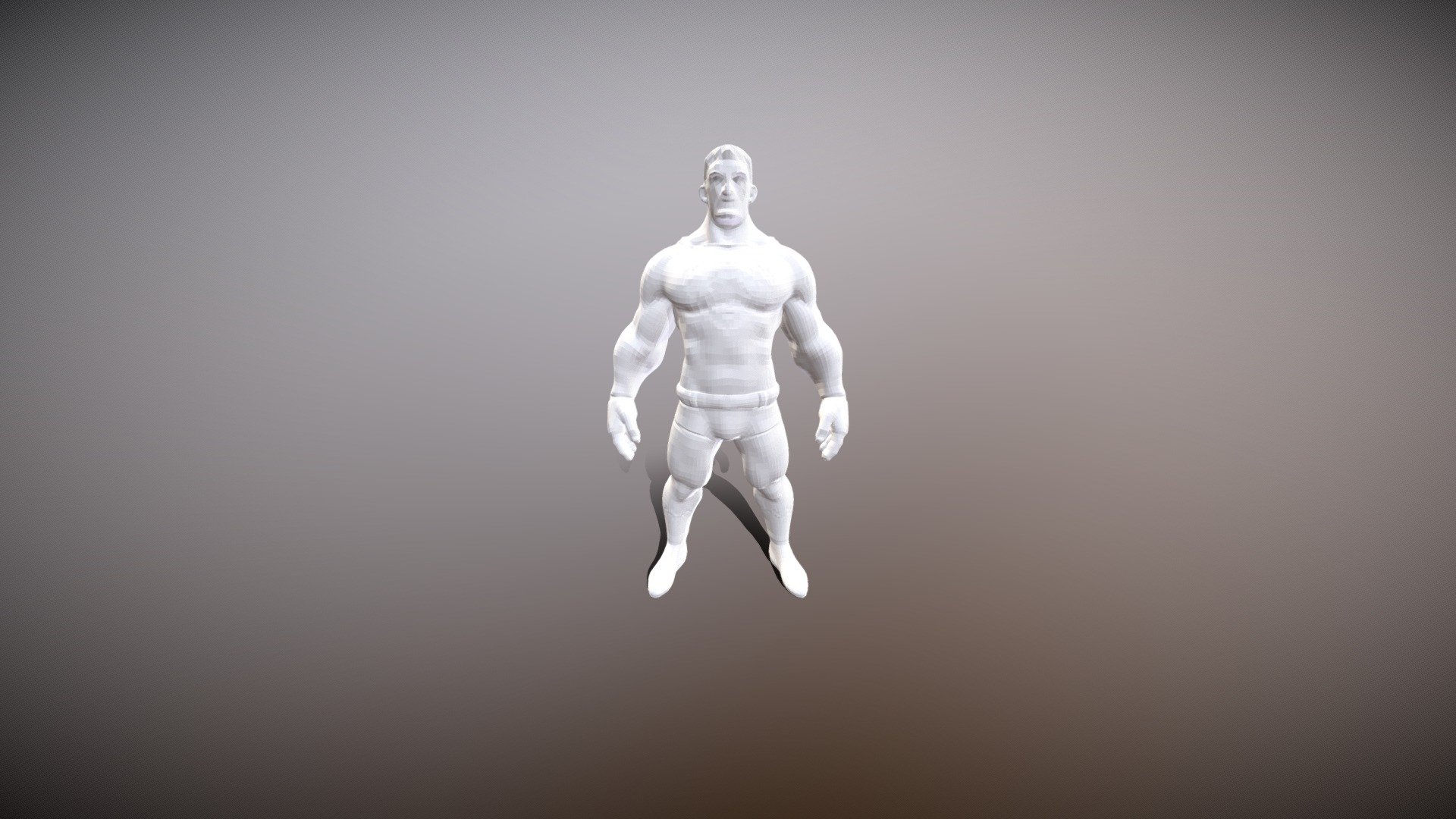 Superman 3DSMAX Lowpoly + UVS