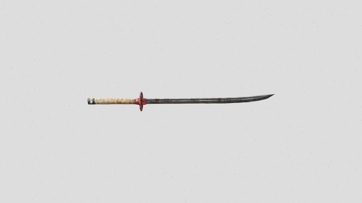 Scrap Katana 3D Model
