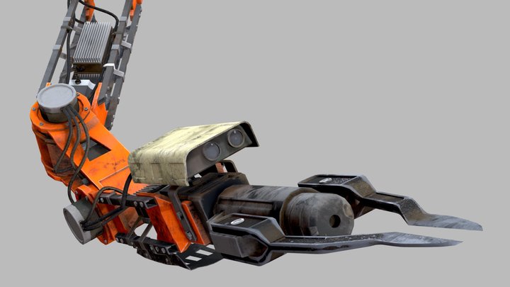 Robotic Arm Gardener 3D Model