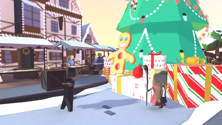 圣诞岛day 3D Model