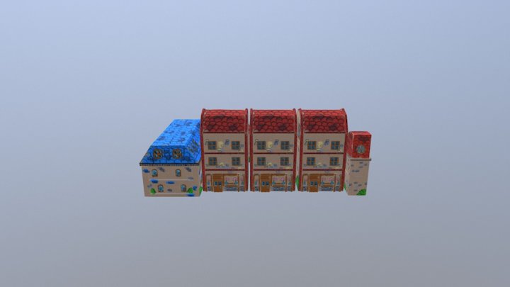 Cardboard House 3D Model