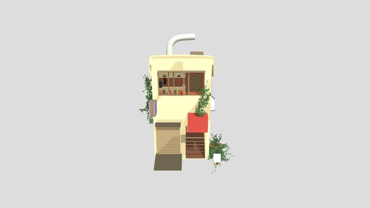 Sweet Juice House 3D Model
