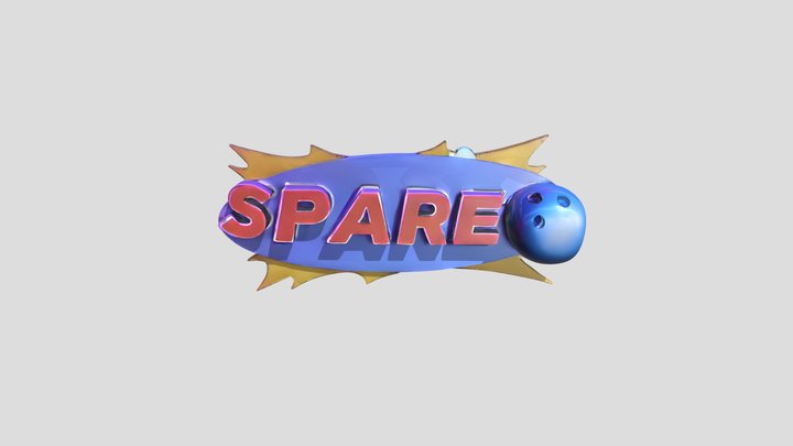 Logo with text "SPARE" from TADC 3D Model