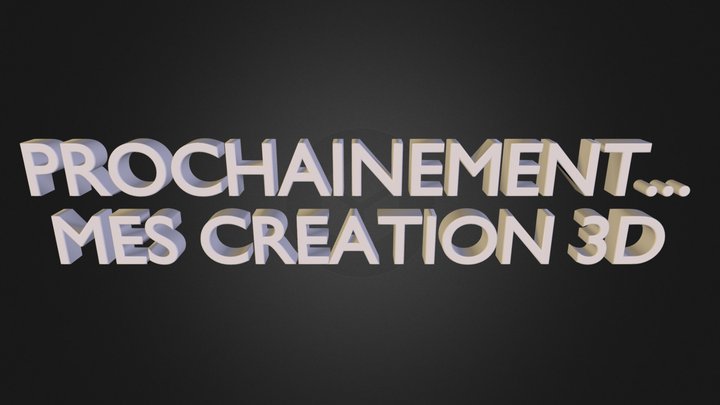 Prochainement 3D Model