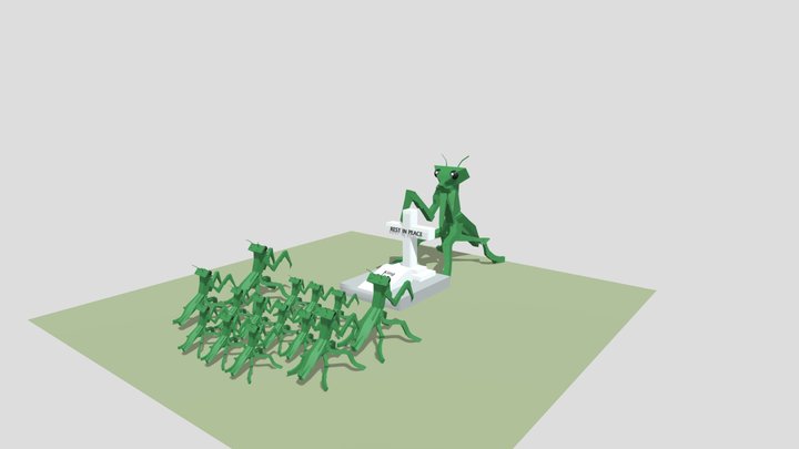Mantis 3D Model