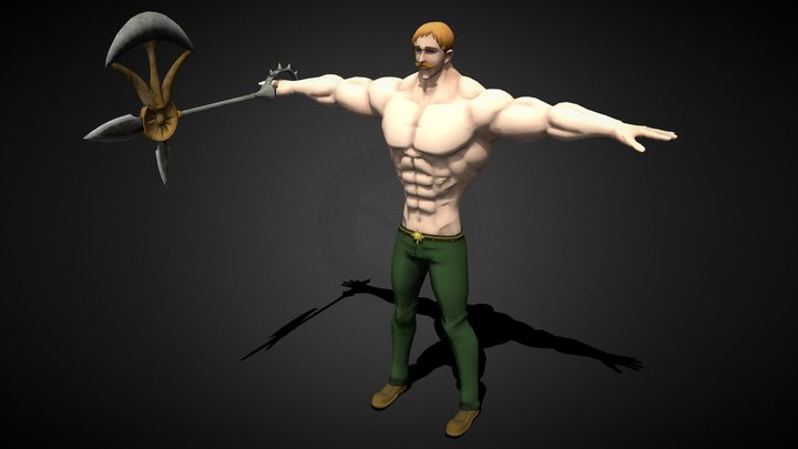 Escanor - Seven Deadly Sins 3D Model