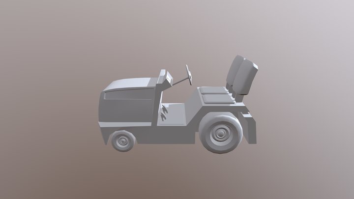 Primer vehiculo 3D Model