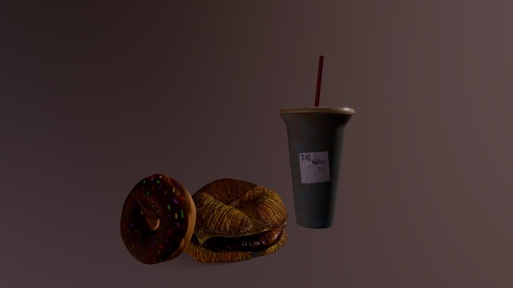 Breakfast 3D Model
