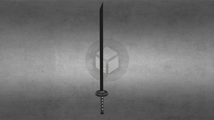 tanjiro's katana 3D Model