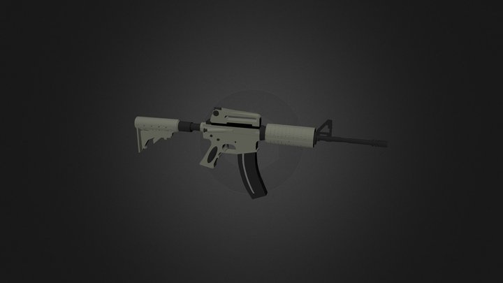 M4 carbine 3D Model