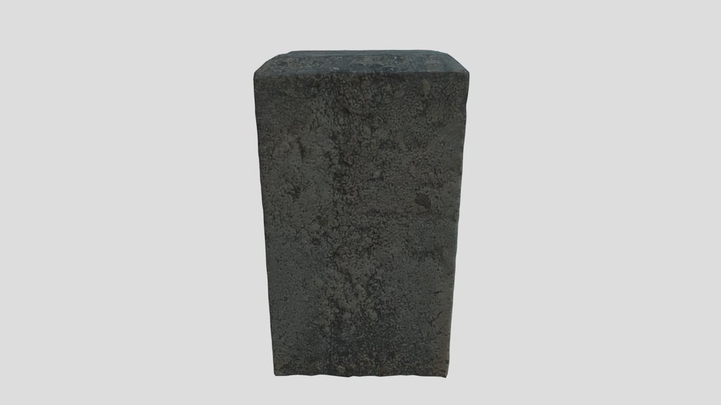 Bollard Concrete Photoscan 1