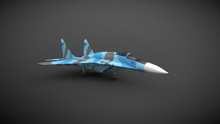 MiG-29 Ukraine Regular 2006 3D Model