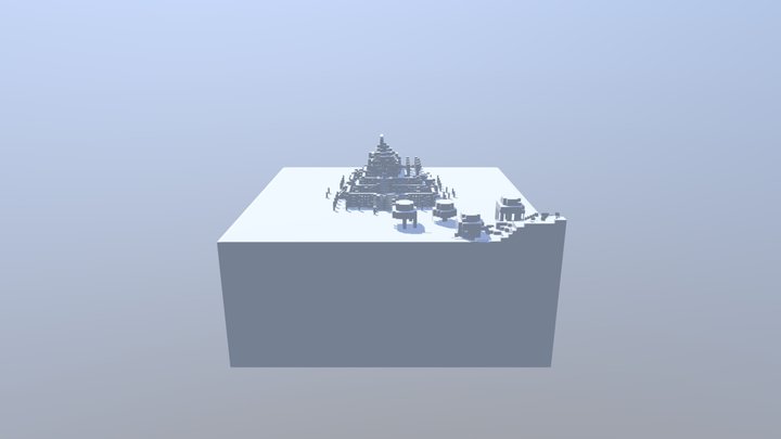 Mayan-temple 3D Model