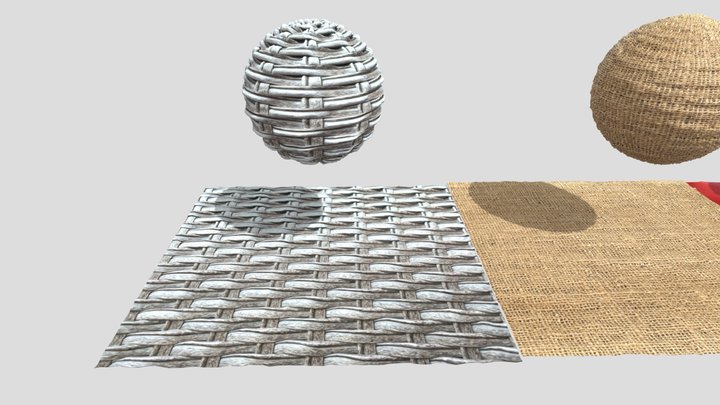 Collection displacement material pack 1 3D Model