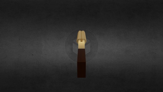 Golden Masterkey 3D Model
