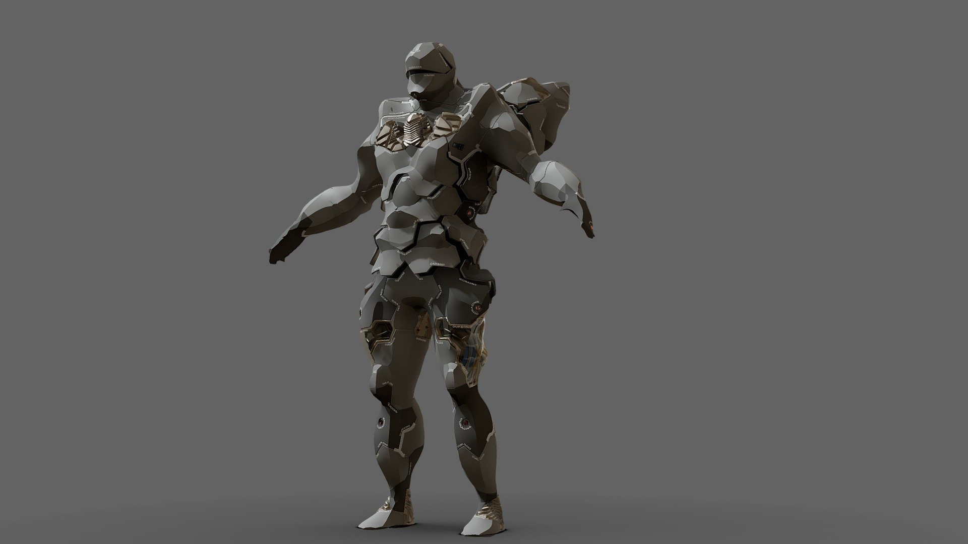 Procedural Hard Surface Modeling Test 23 013 3d Model By Asaito