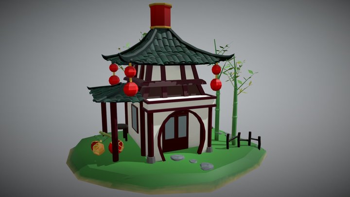 DAE Village 3D Model