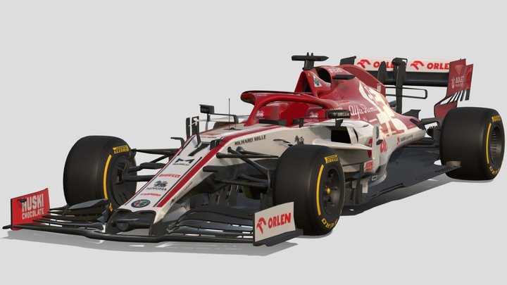 2020 F1 Alfa Romeo C39 – Gratis 3D-model STL