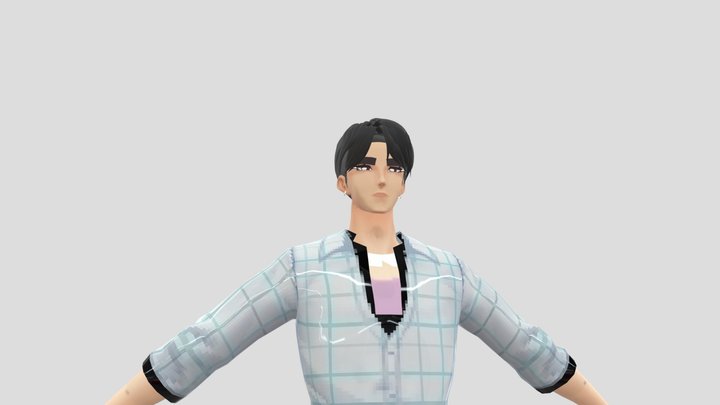 Jinu From SajaBoys Kpop Demon Hunters 3D Model