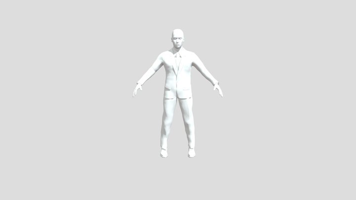 man in suit 3D Model